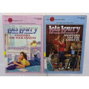 Set Of 2 Lois Lowry "Anastasia" Books: Anastasia, Ask Your Analyst & Anastasia H